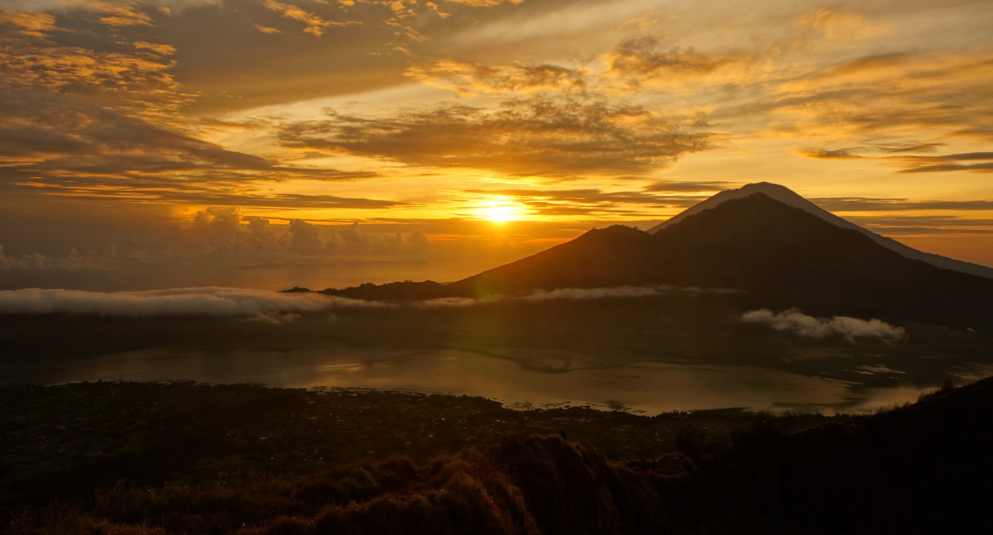 View from Mount Batur